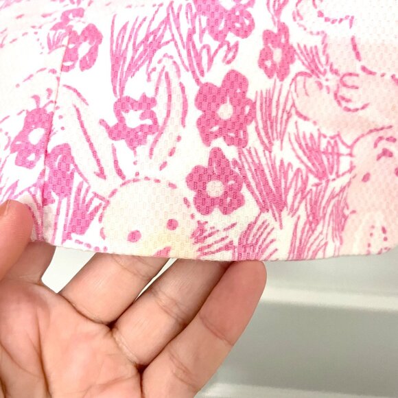 Lilly Pulitzer Pink Spring Easter Bunny Shift Dress Girls Size 4T - Picture 5 of 5